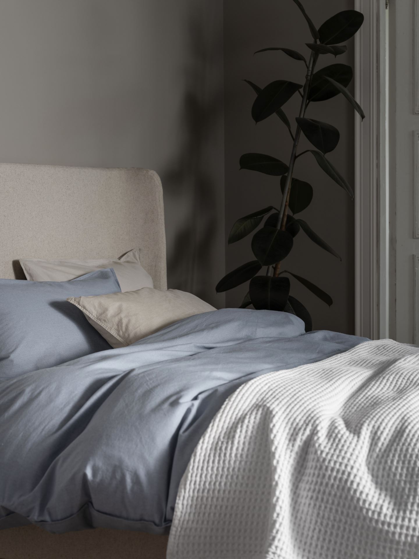 Voodipesukomplekt puuvillane sinine - 2