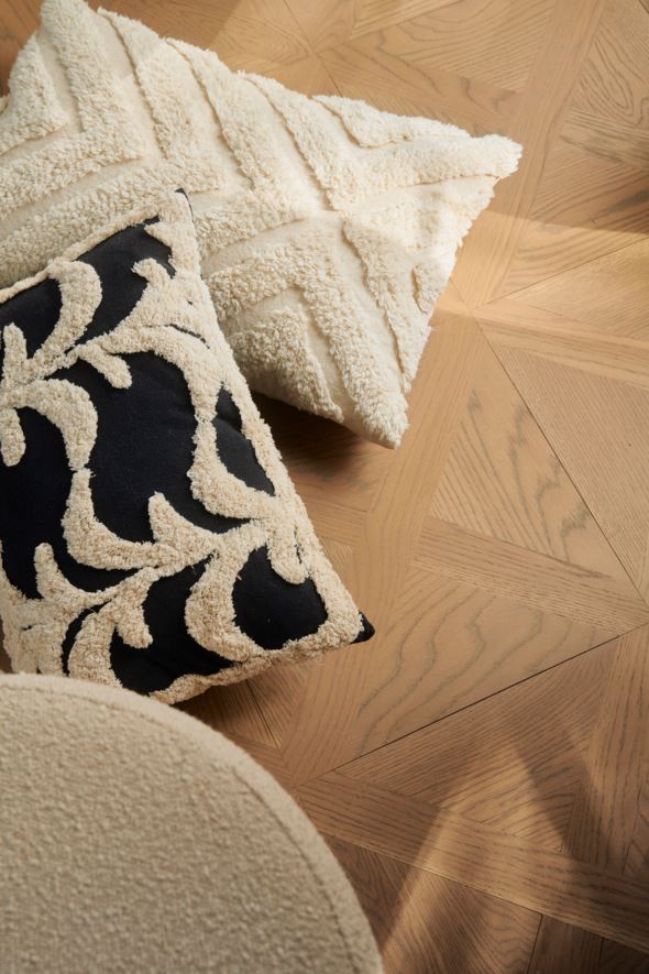 Dekoratiivpadja kate loodusvalge - 3