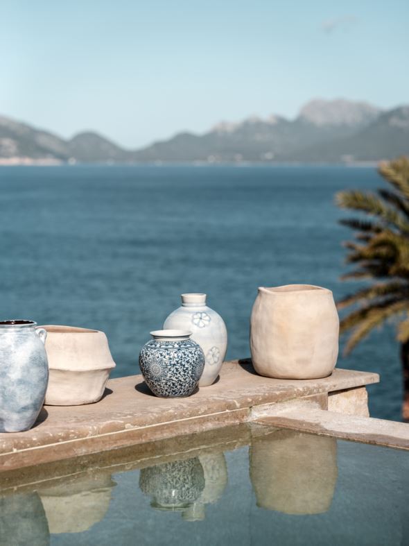 Vaas mitmevärviline/sinine - 3