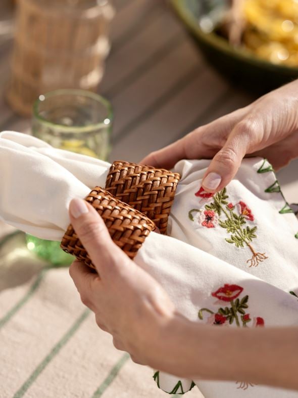 Salvrätikurõngad 2tk pruun - 2