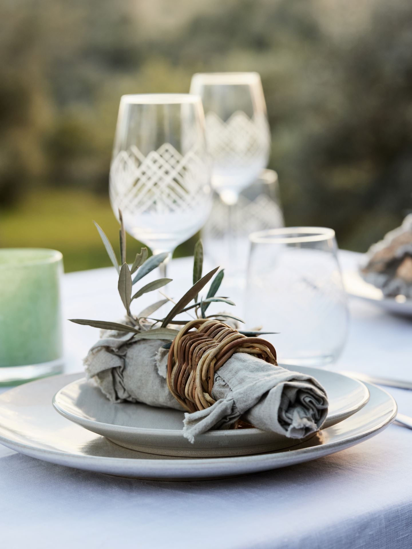 Linane servjett naturaalne toon - 4