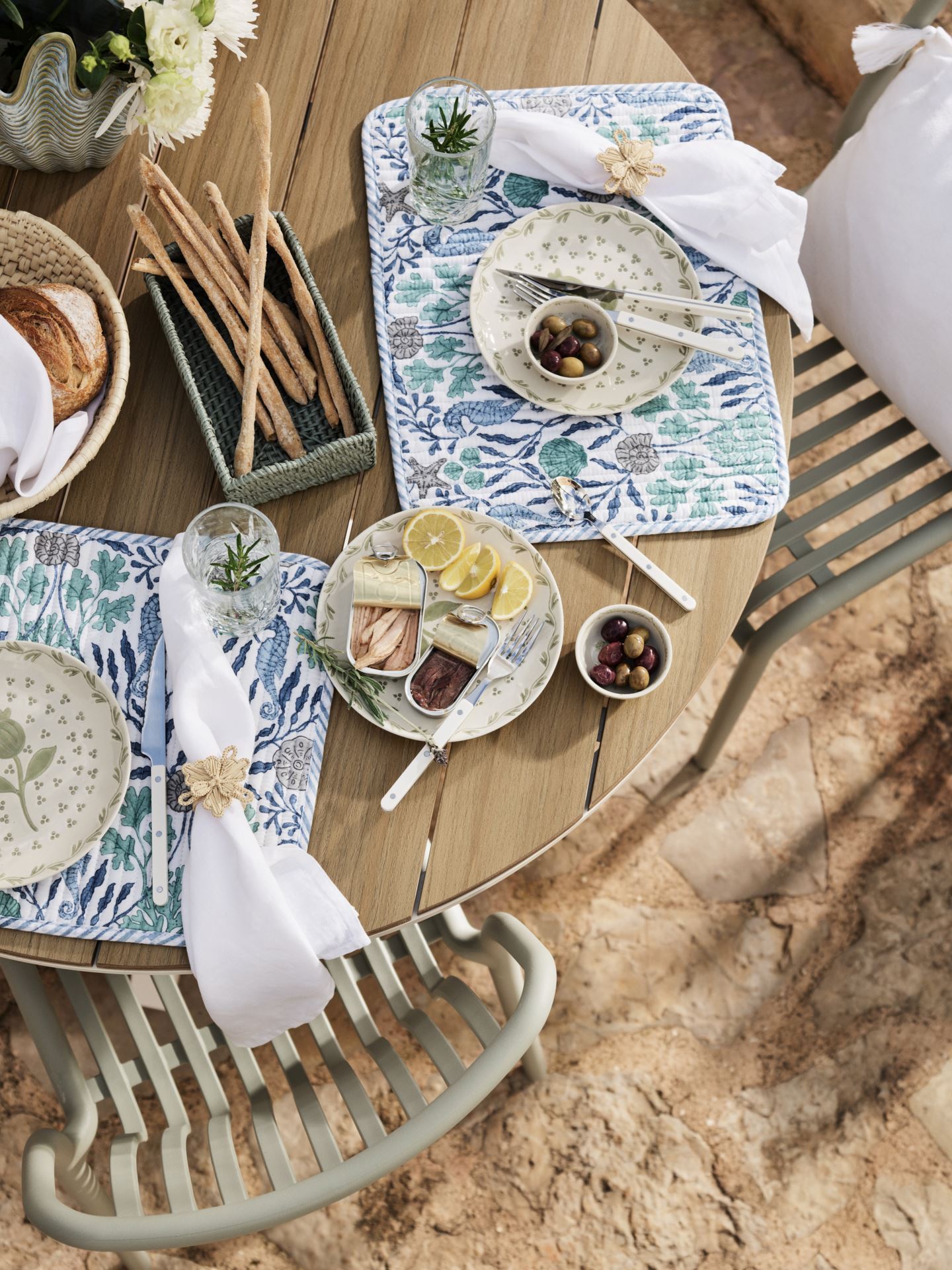 Salvrätikurõngad 2tk naturaalne toon - 7