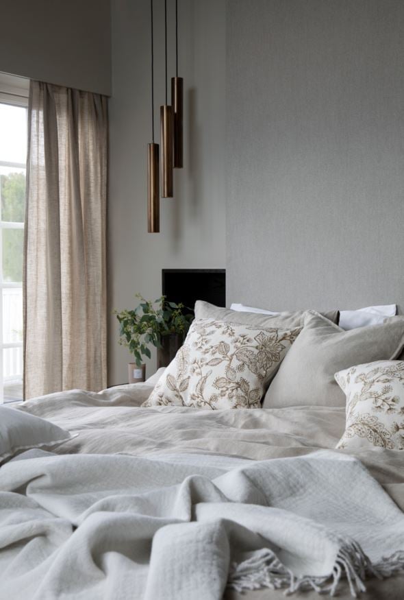 Linane kardin naturaalne toon - 2