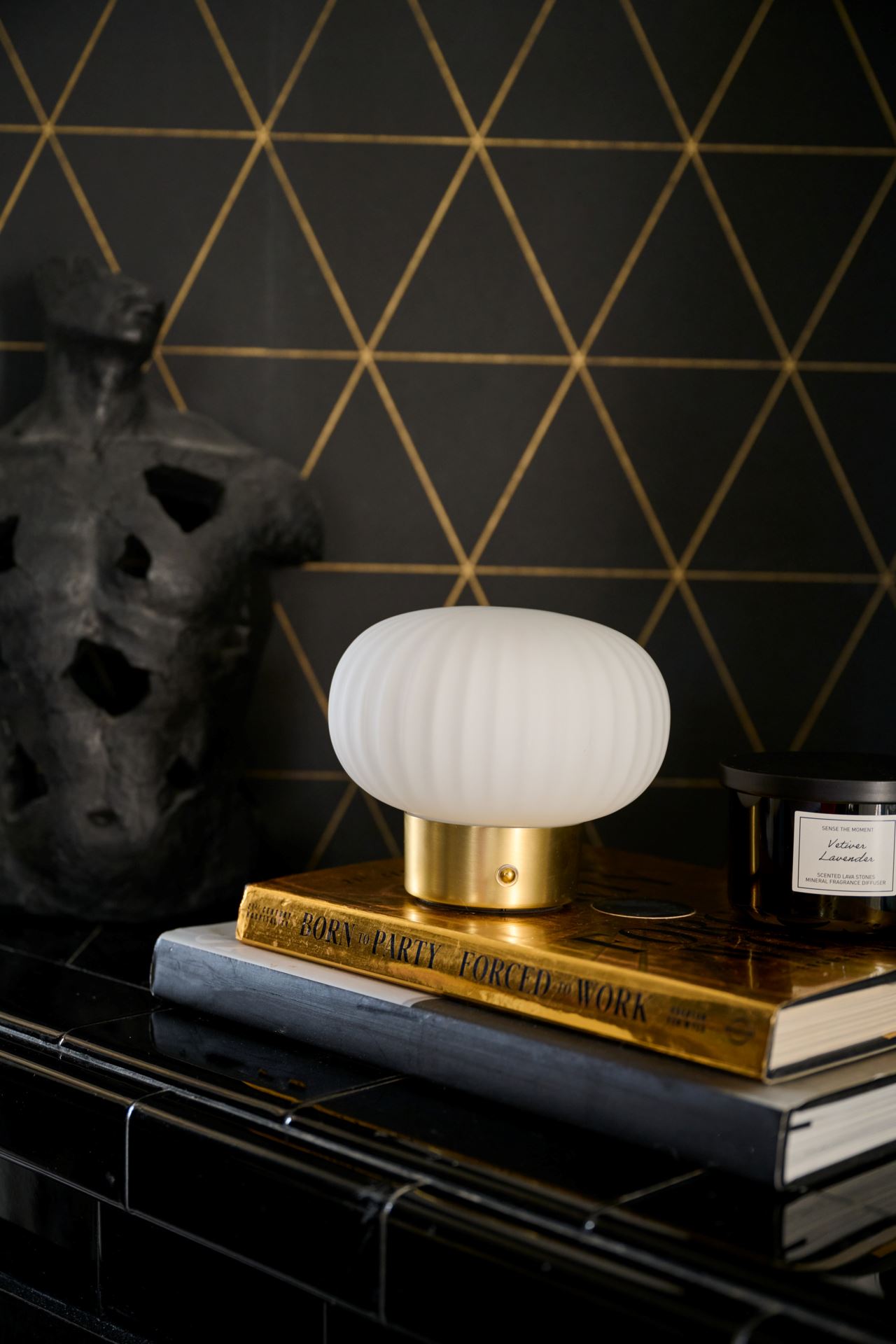 Patareitoitel valgusti messing - 2