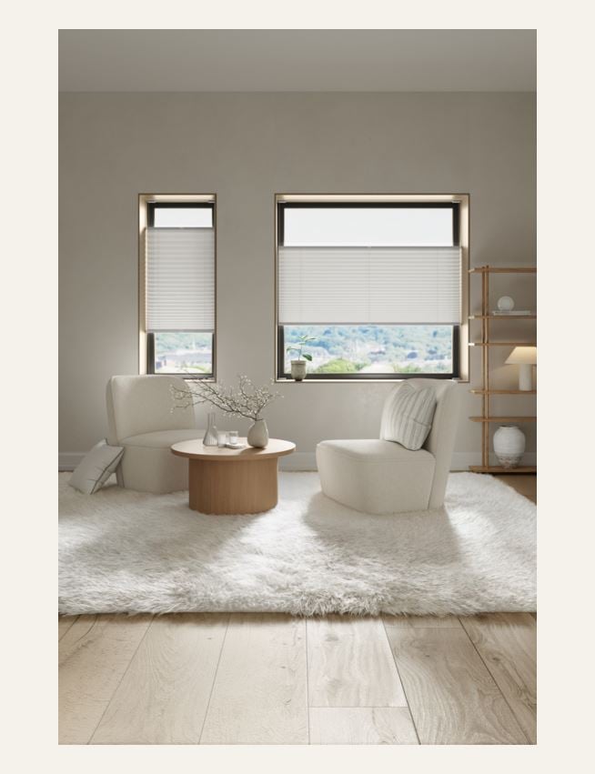 Valgust filtreeriv voldikkardin valge - 2