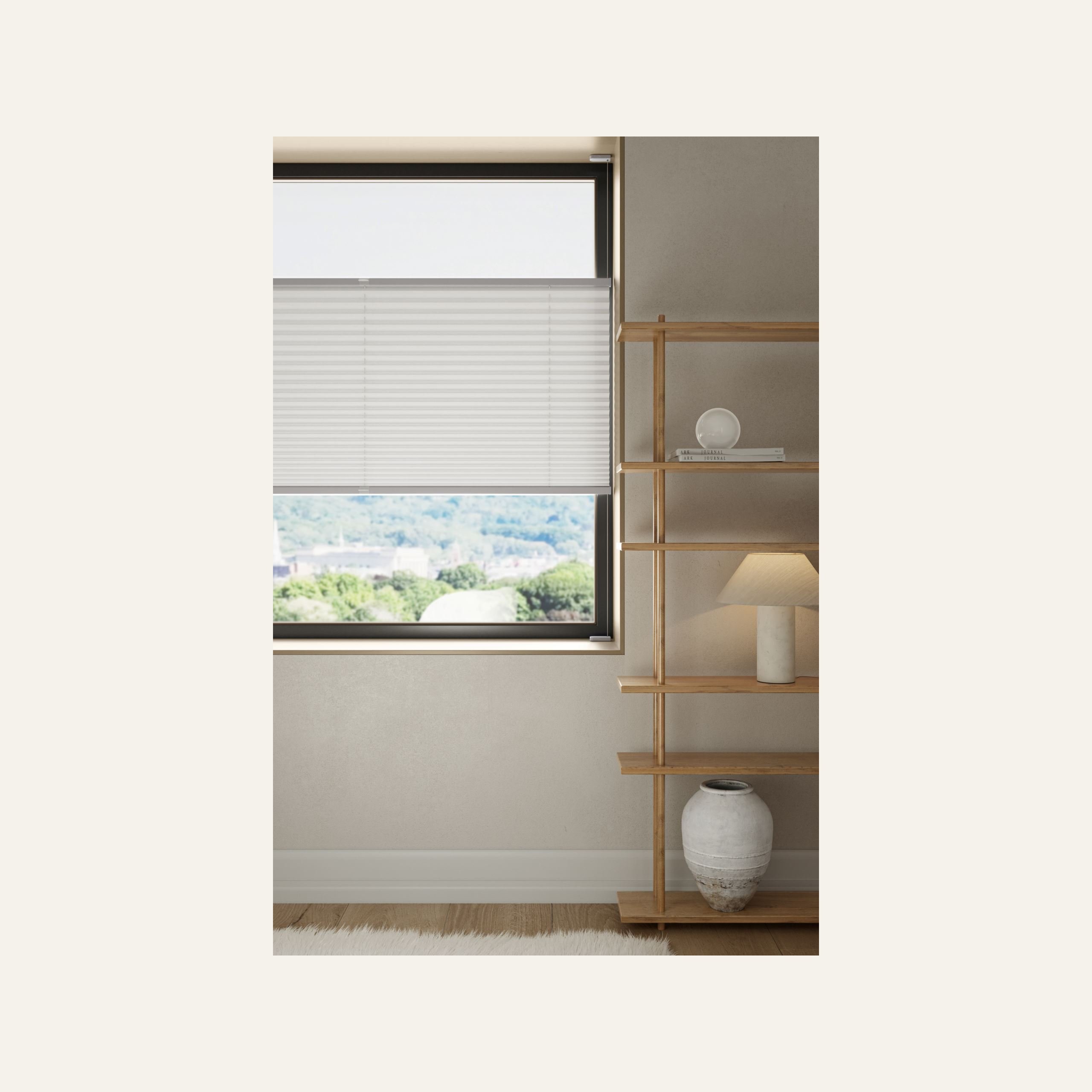 Valgust filtreeriv voldikkardin valge - 3