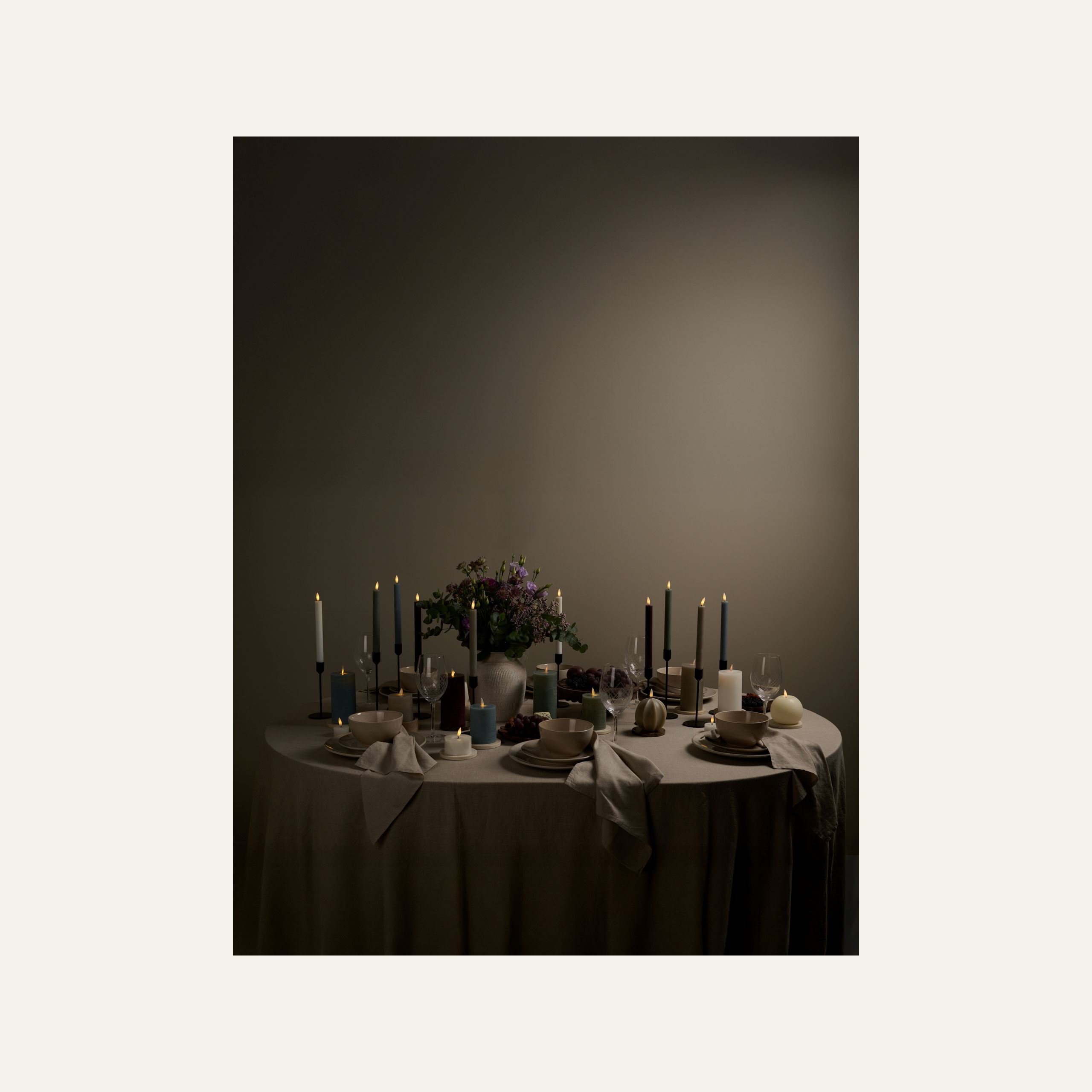 Led-küünal valge - 2