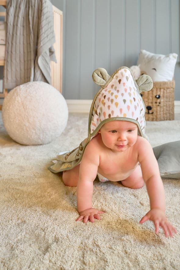 Kapuutsiga rätik heleroheline - 3