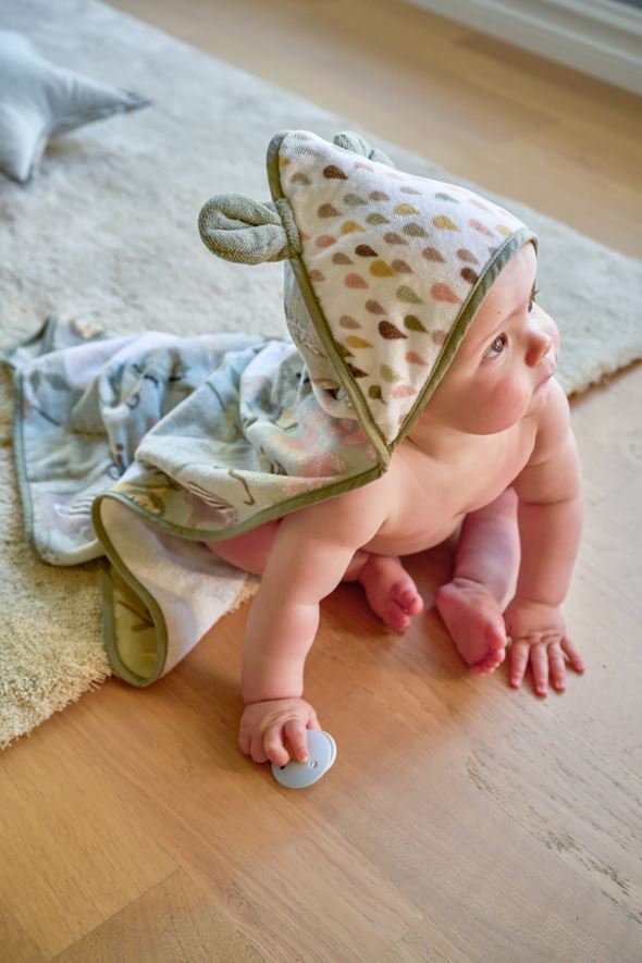 Kapuutsiga rätik heleroheline - 4