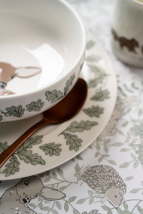 Hommikusöögikomplekt mitmevärviline/valge - 8