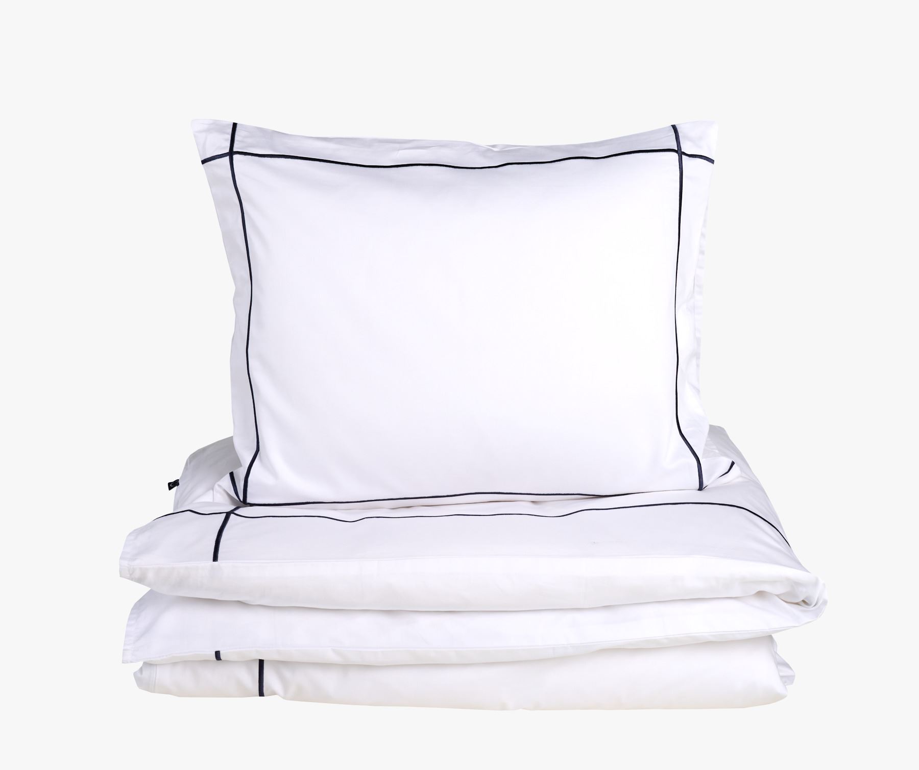 Voodipesukomplekt satiinpuuvillane tumesinine - 150x210 cm tumesinine - 1