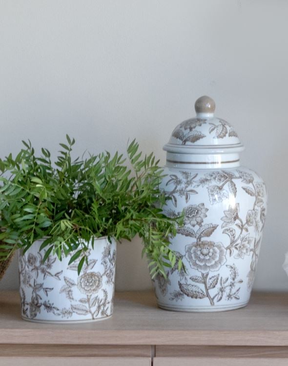 Vaas mitmevärviline/beez - 2