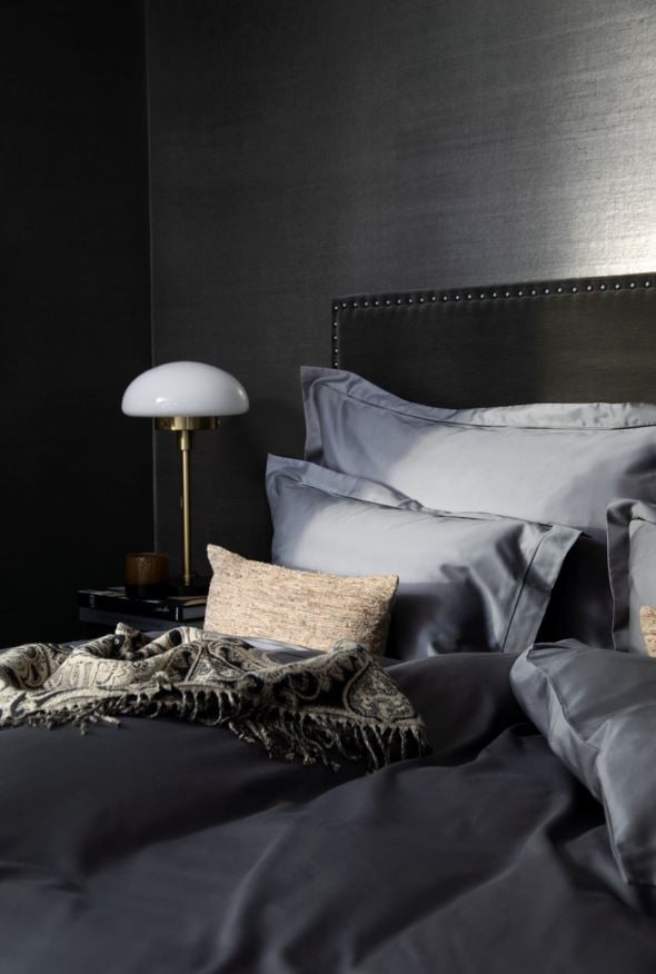 Voodipesukomplekt egiptuse puuvill hall - 4