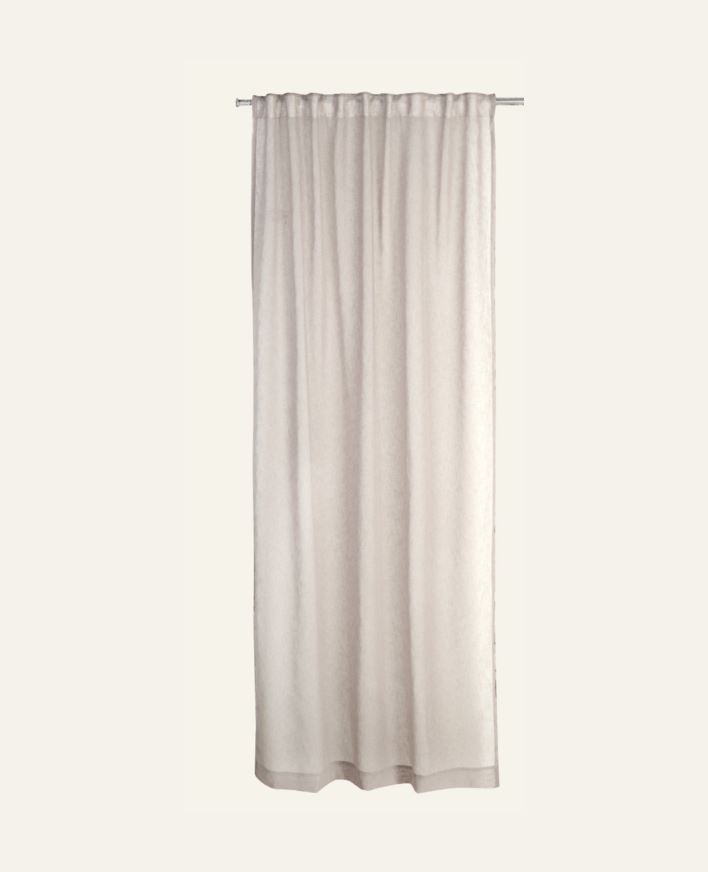 Kardin hele beige - 140x300 cm hele beige - 1