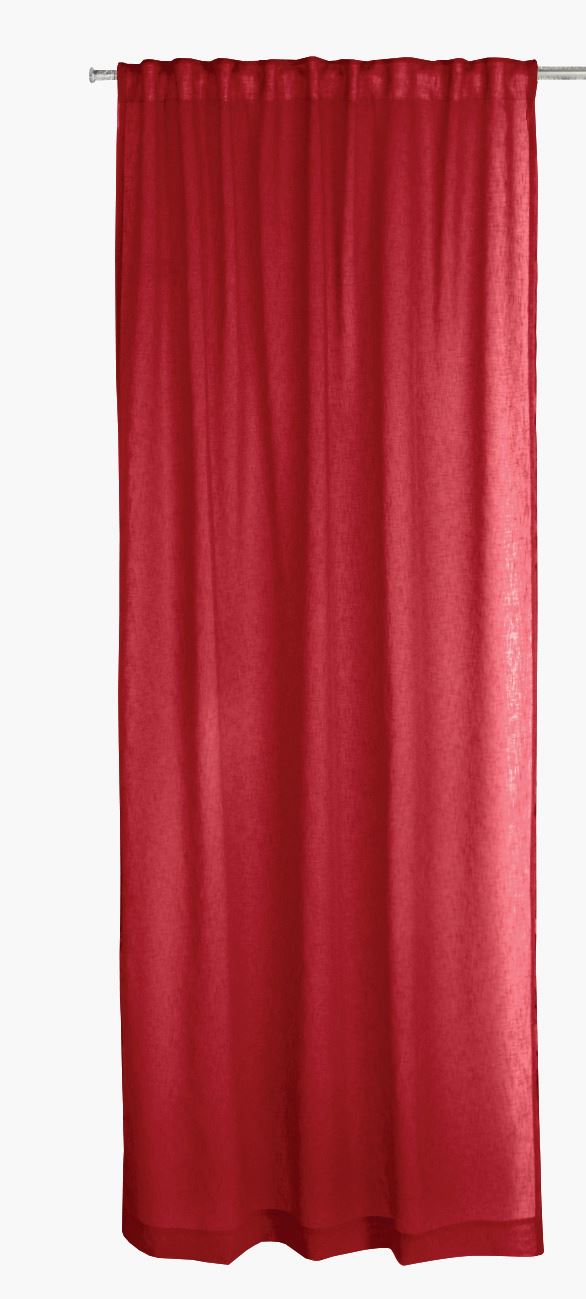 Kardin punane - 140x240cm 7cm punane - 1