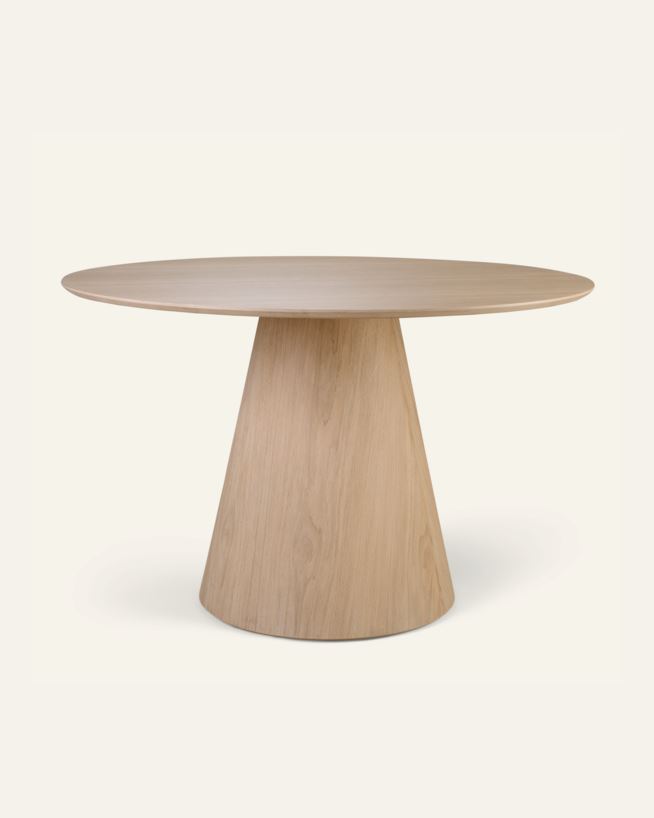 Söögilaud naturaalne toon - ø120 cm naturaalne toon - 1