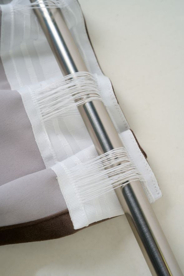 Pimendav kardin tumepruun - 3