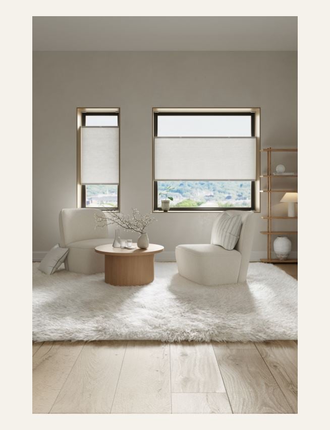 Valgust filtreeriv topelt- voldikkardin valge - 3