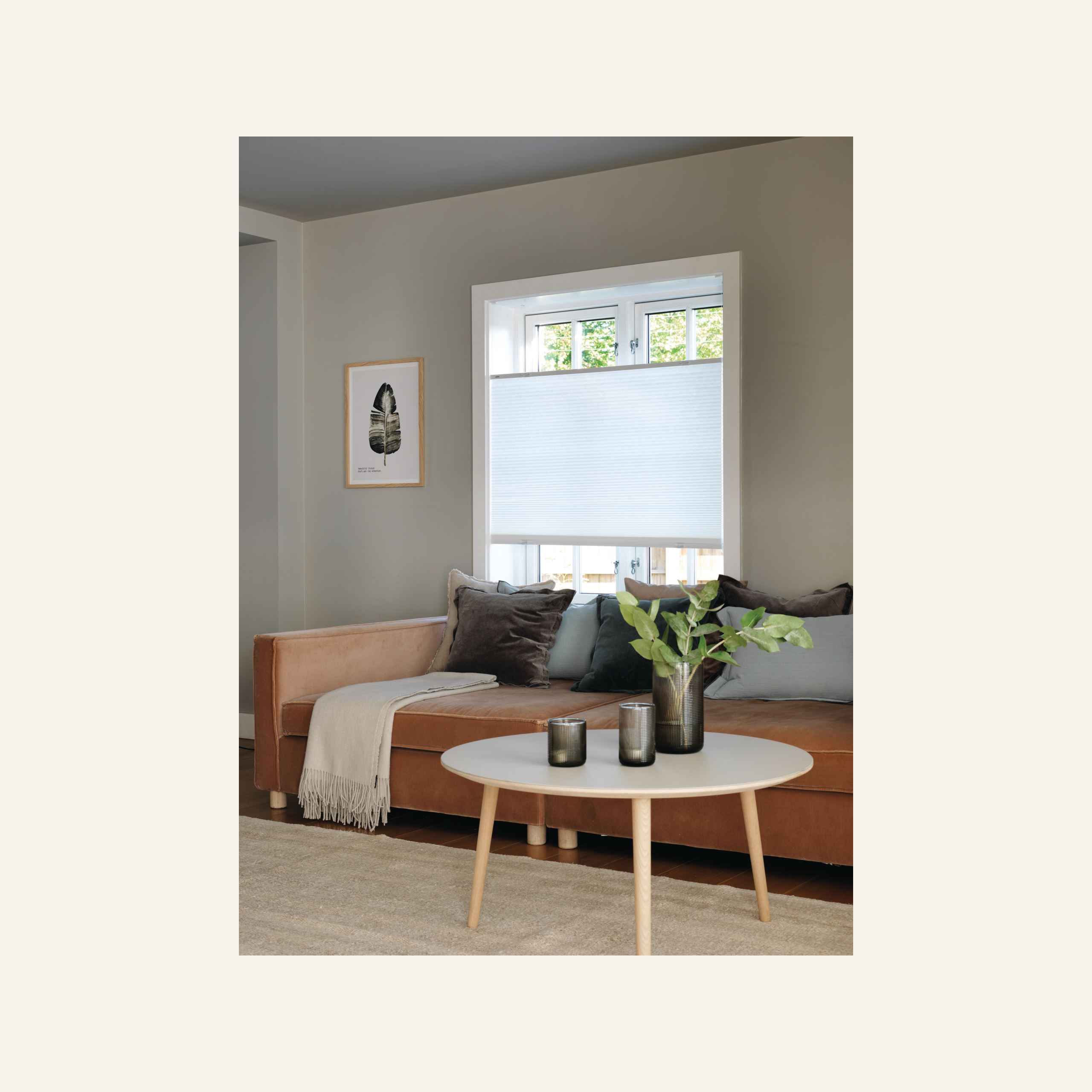 Valgust filtreeriv topelt- voldikkardin valge - 2