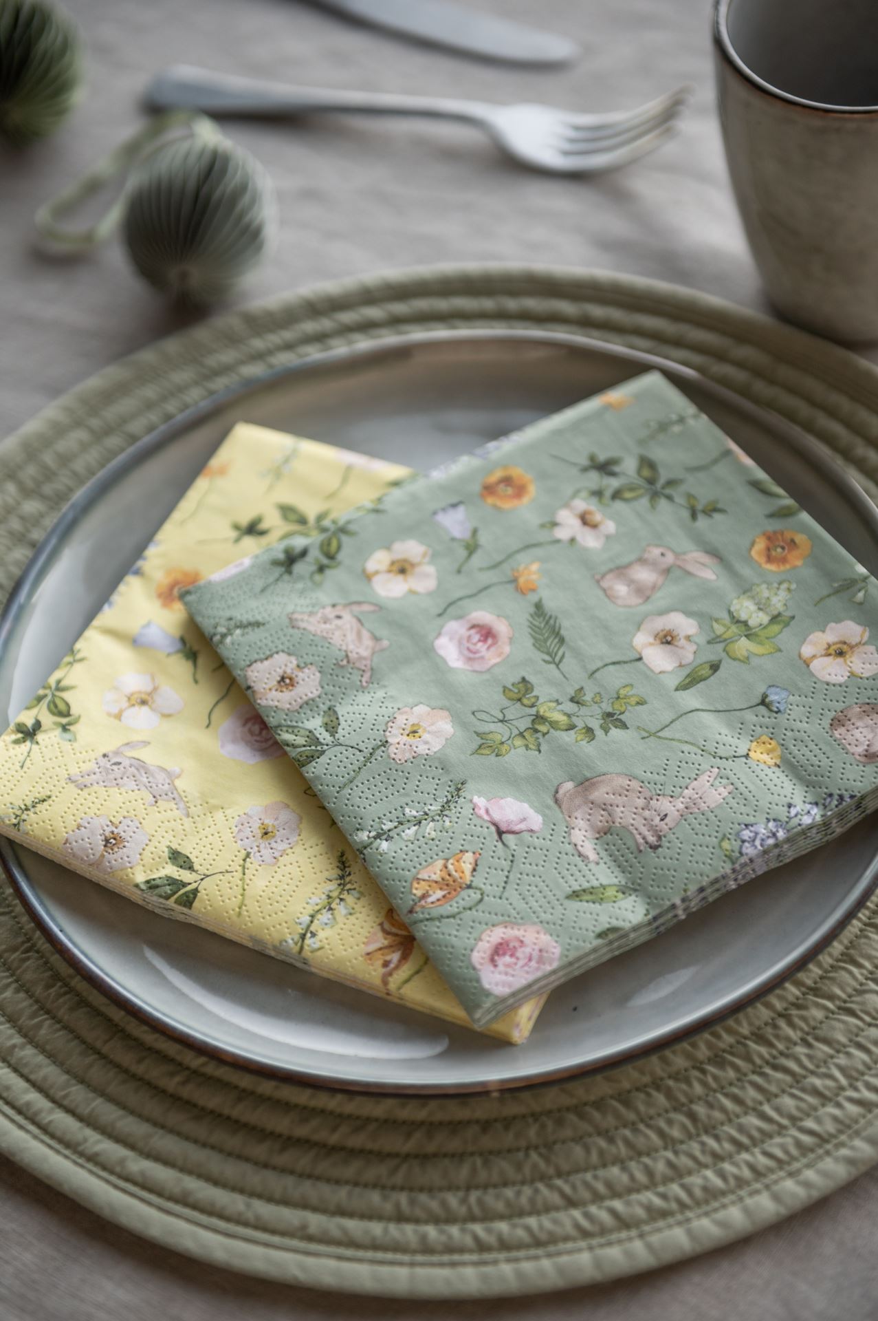 Pabersalvrätikud mitmevärviline/kollane - 3