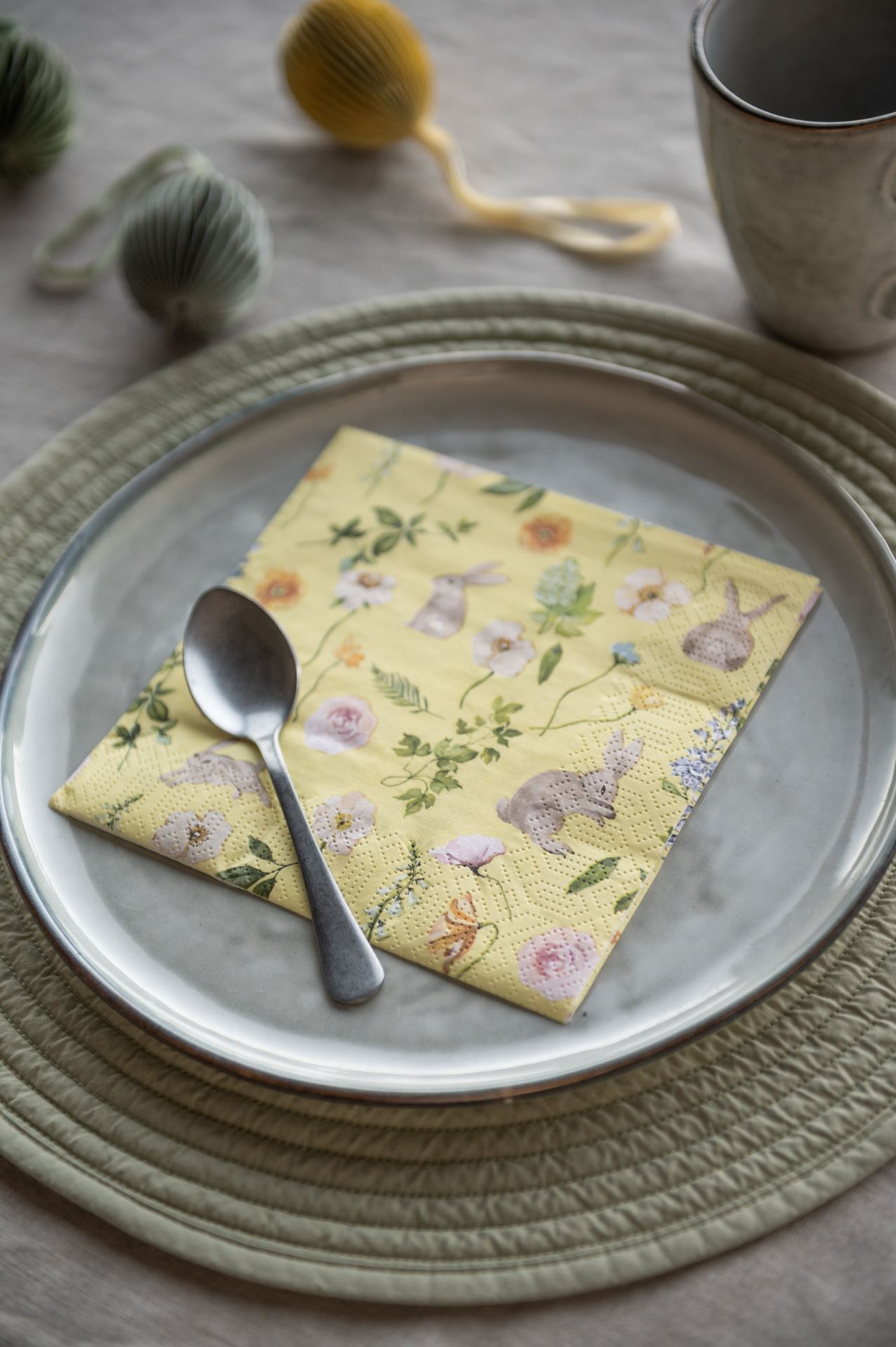 Pabersalvrätikud mitmevärviline/kollane - 2