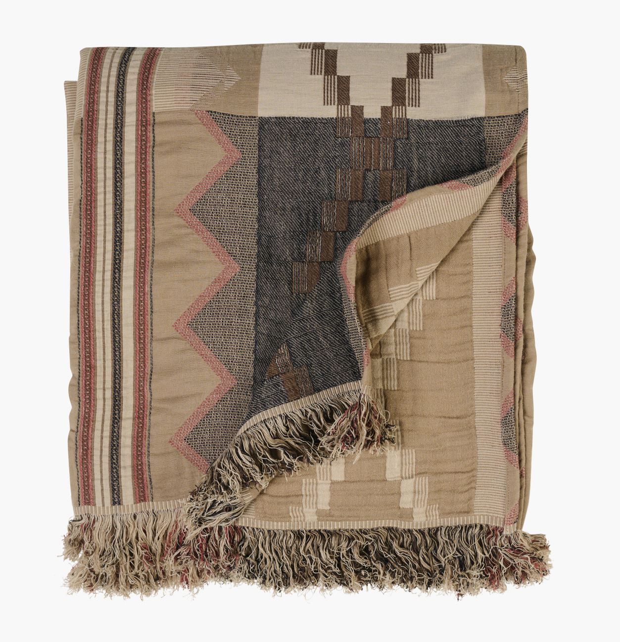 Pleed mitmevärviline/pruun - 130x170 cm mitmevärviline/pruun - 1