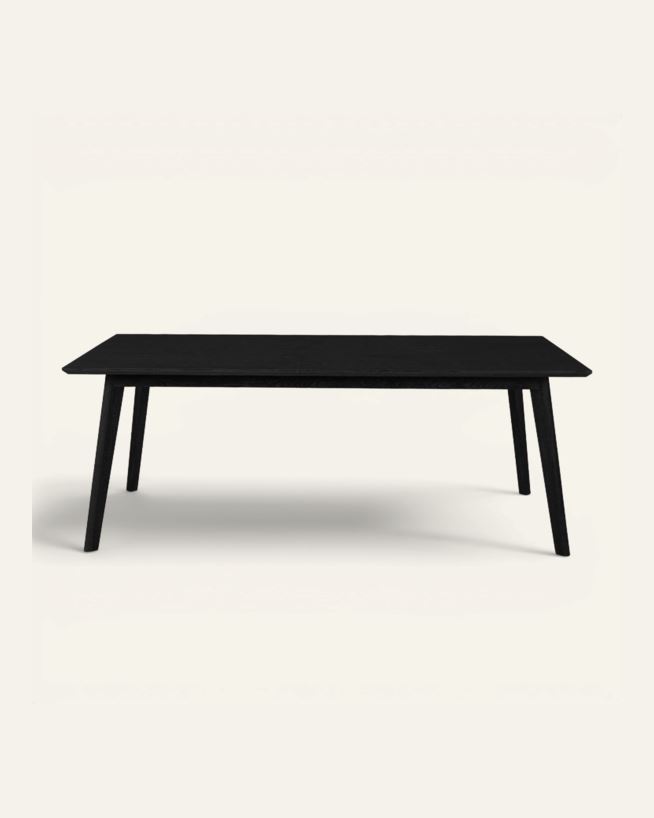 Söögilaud must - 100x200x75 cm must - 1