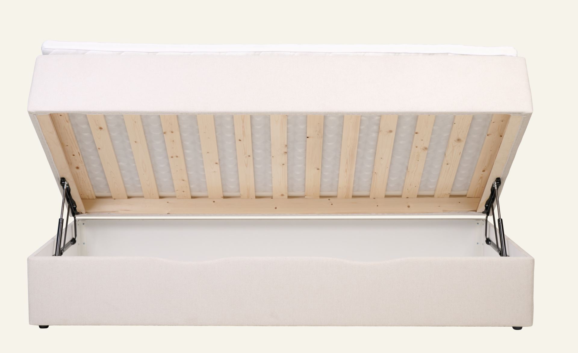 Voodi koos panipaigaga beež - 7