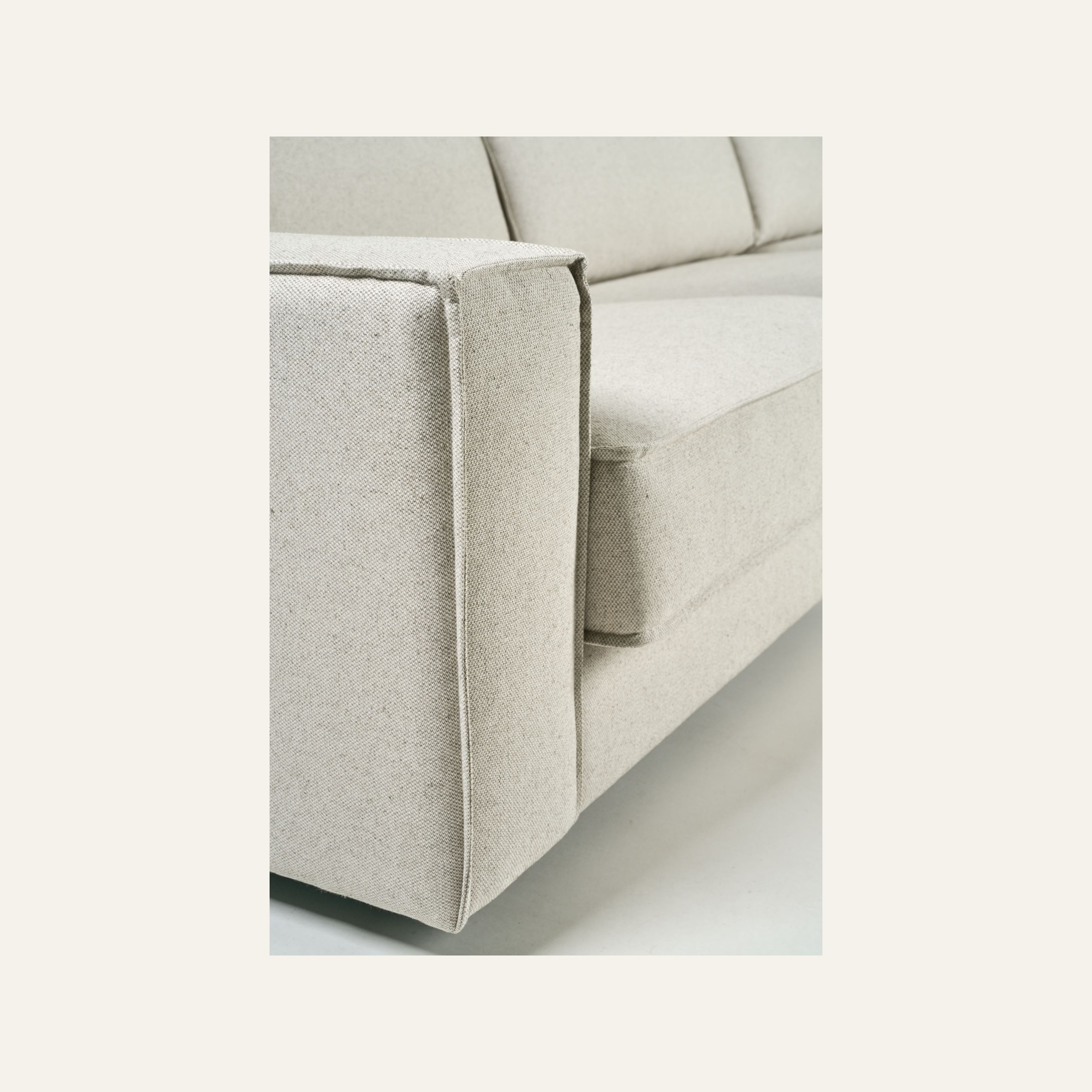 3-kohaline diivan lamamisosa vasakul naturaalne toon - 2