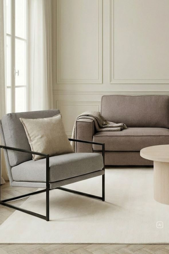 Lounge tool naturaalne toon - 2