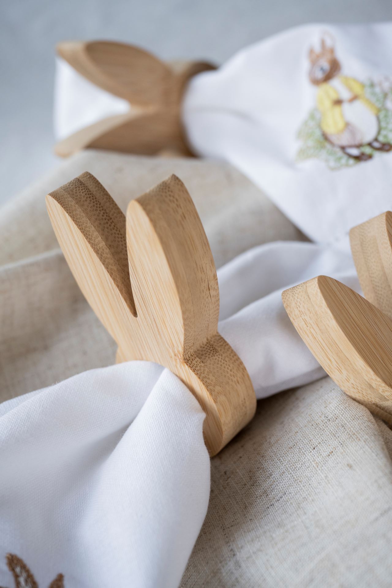 Salvrätikurõngad 2tk naturaalne toon - 3