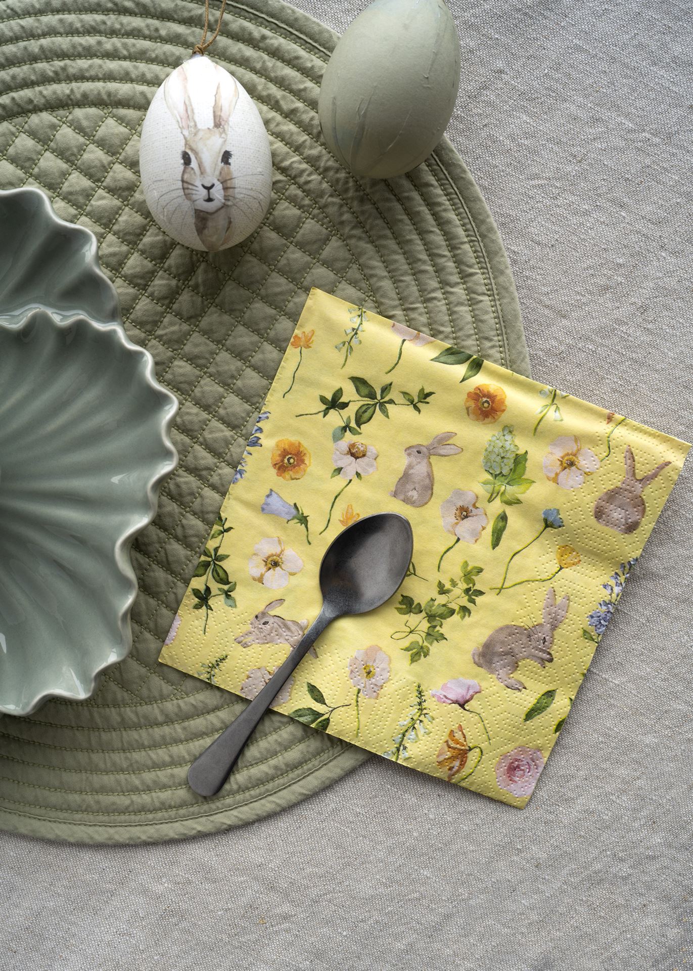 Pabersalvrätikud mitmevärviline/kollane - 4