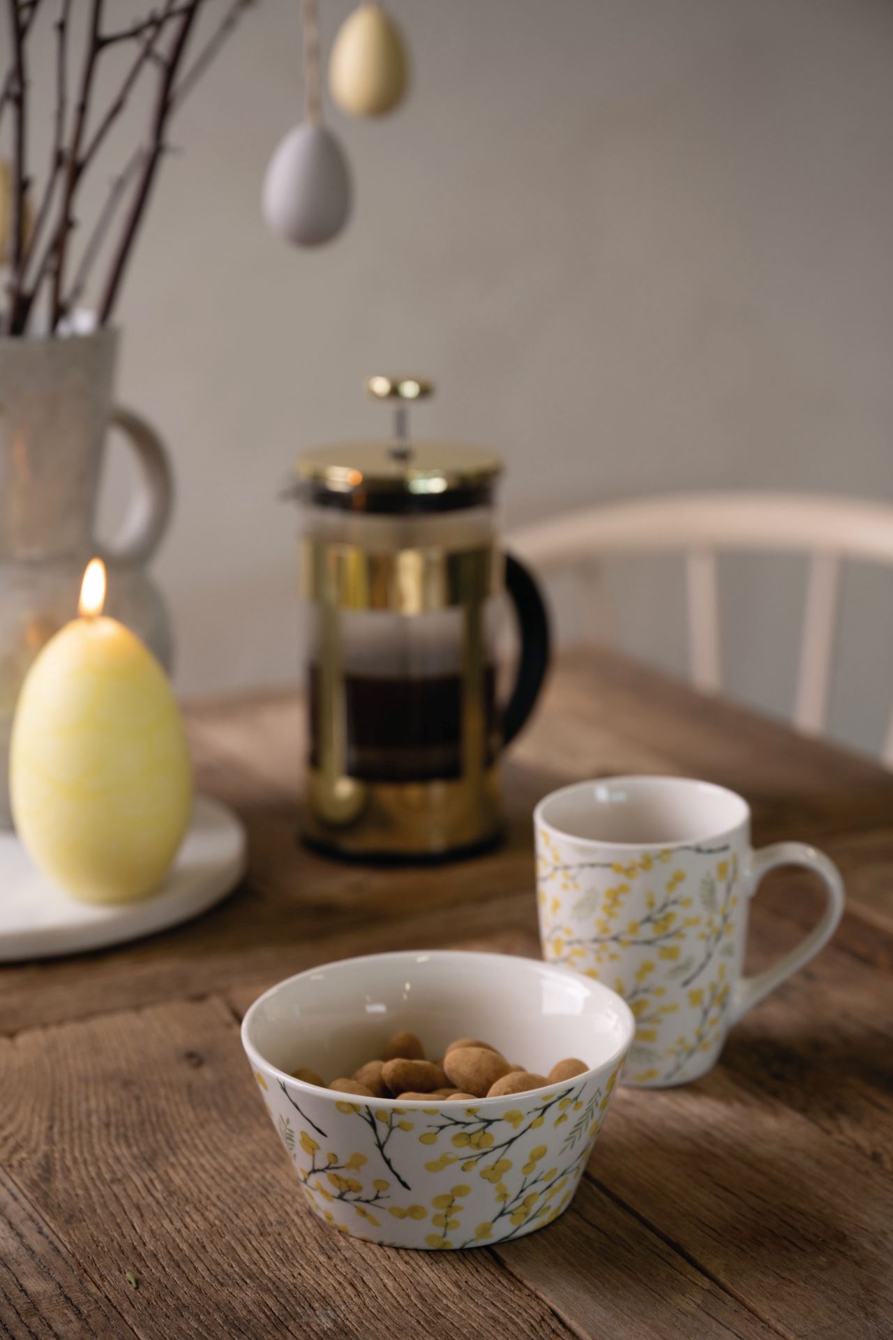 Dekoratiivküünal hele kollane - 3