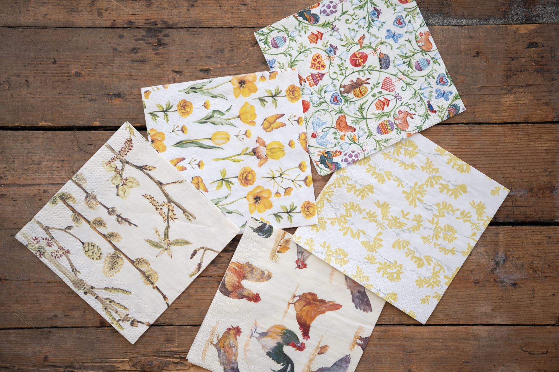 Pabersalvrätikud kollane - 2