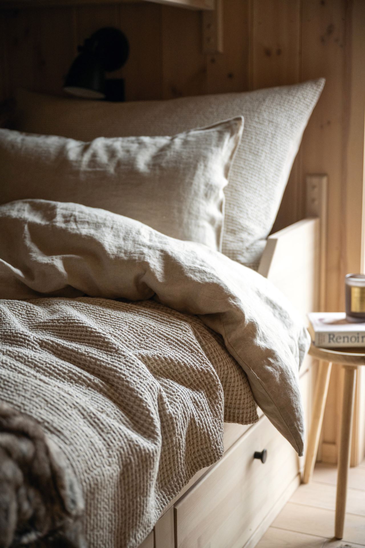 Voodipesukomplekt naturaalne toon - 2