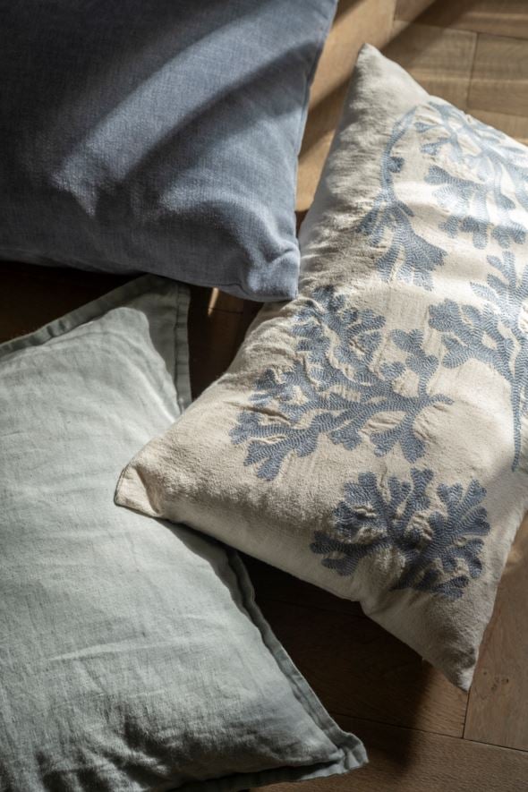 Dekoratiivpadja kate sinakashall - 2