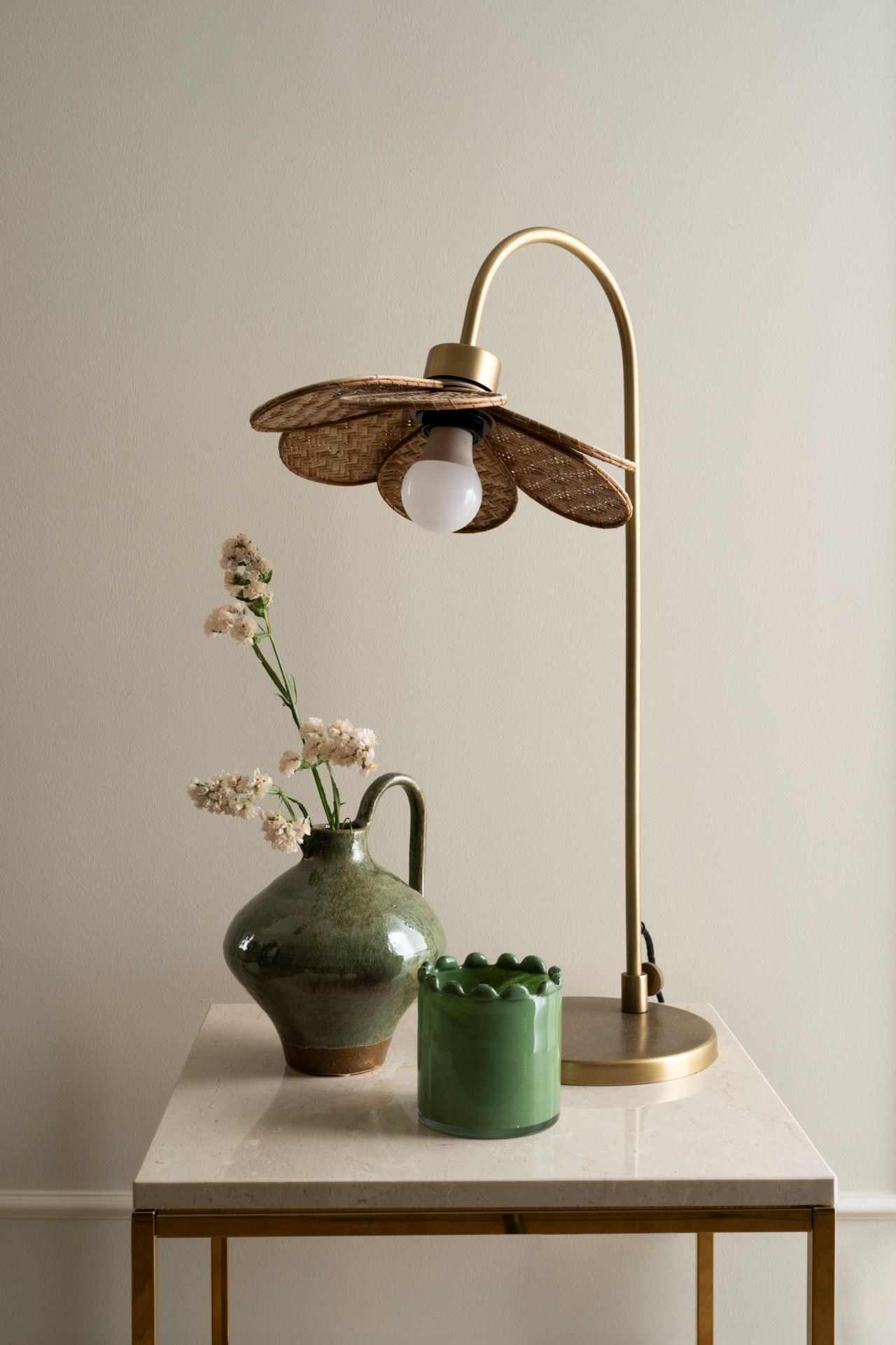 Laualamp naturaalne toon - 42x30x65 cm naturaalne toon - 1