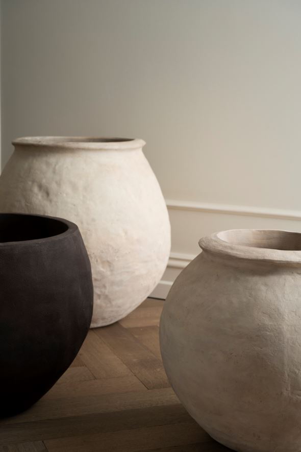 Keraamiline vaas loodusvalge - 4