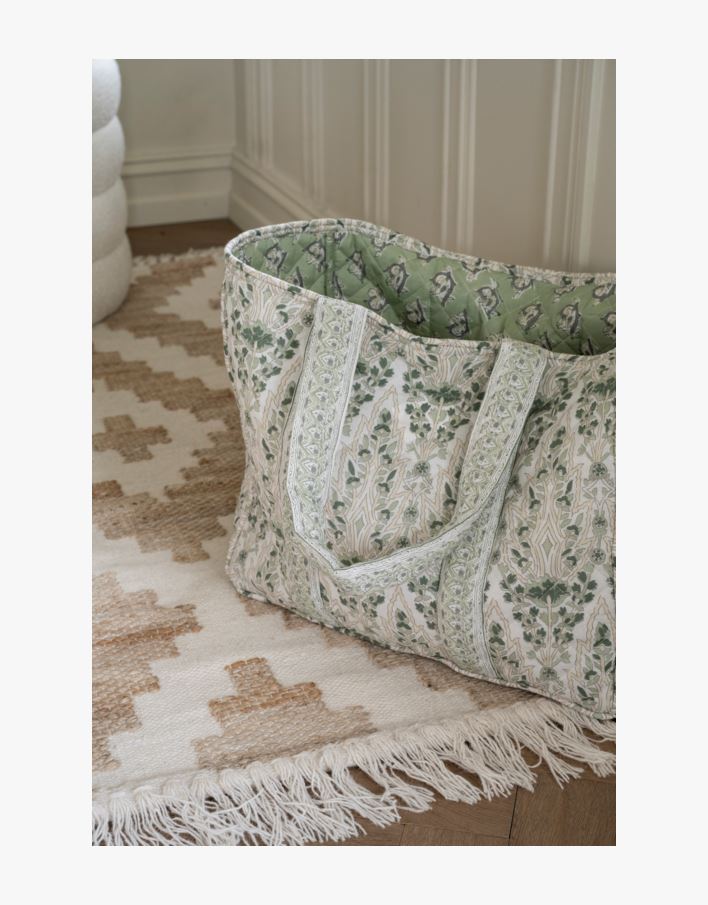 Väike tote kott mitmevärviline/roheline - 30x40 cm mitmevärviline/roheline - 1