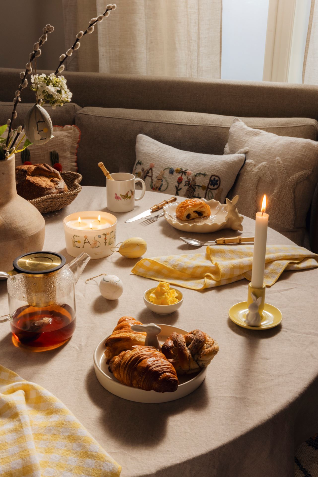 Kangast salvrätik 2tk           kollane - 2