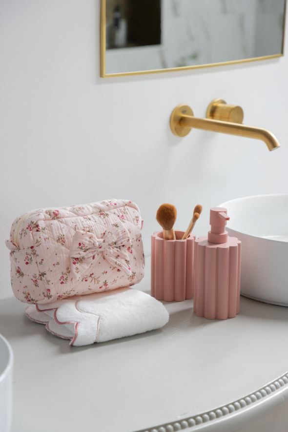 Kosmeetikakott hele roosa - 2