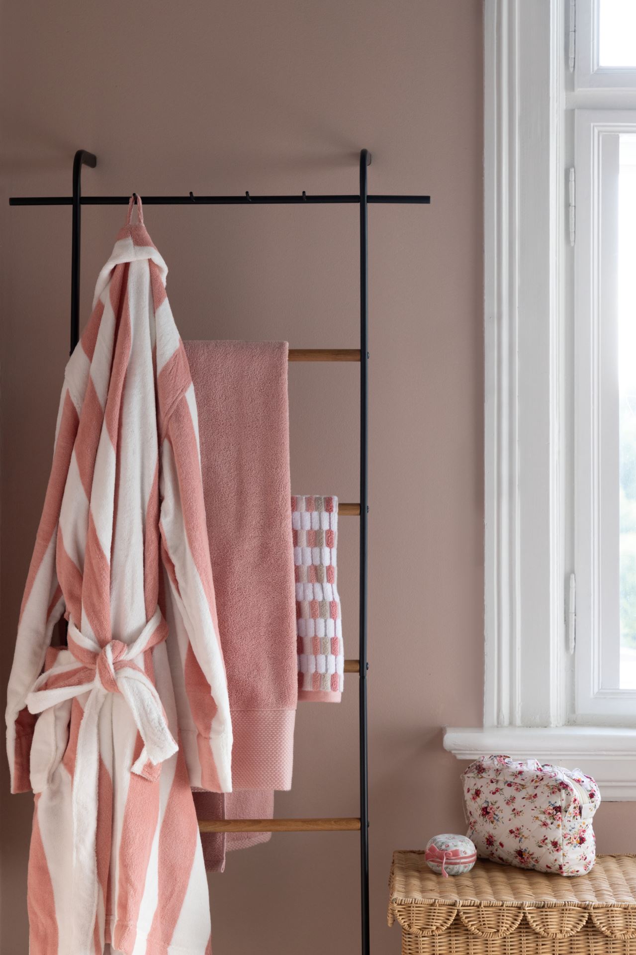 Hommikumantel roosa - 3