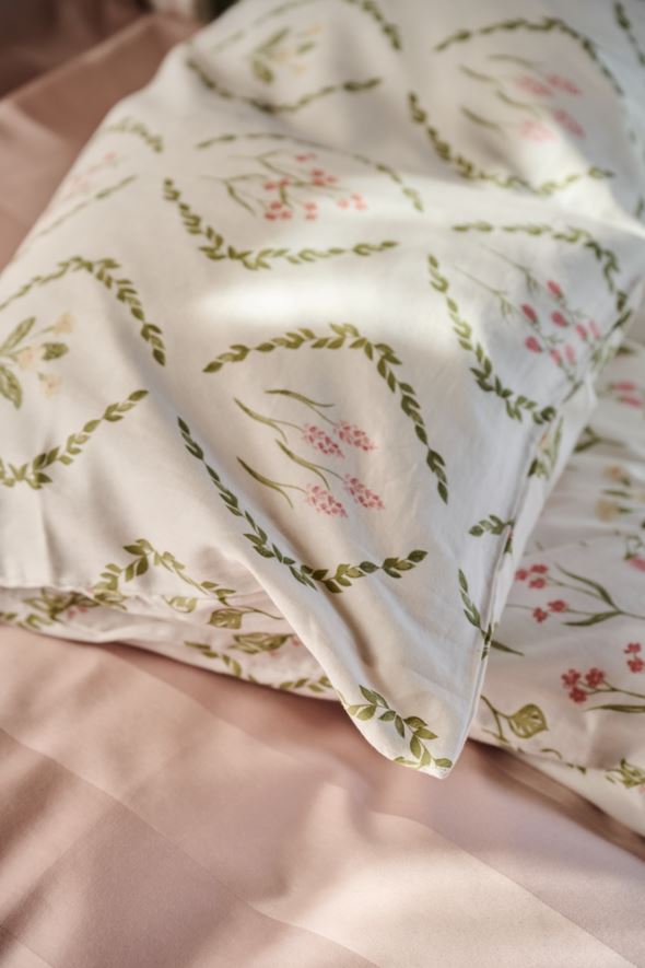 Voodipesukomplekt satiinpuuvillane mitmevärviline - 6