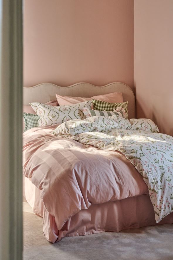 Voodipesukomplekt satiinpuuvillane mitmevärviline - 2