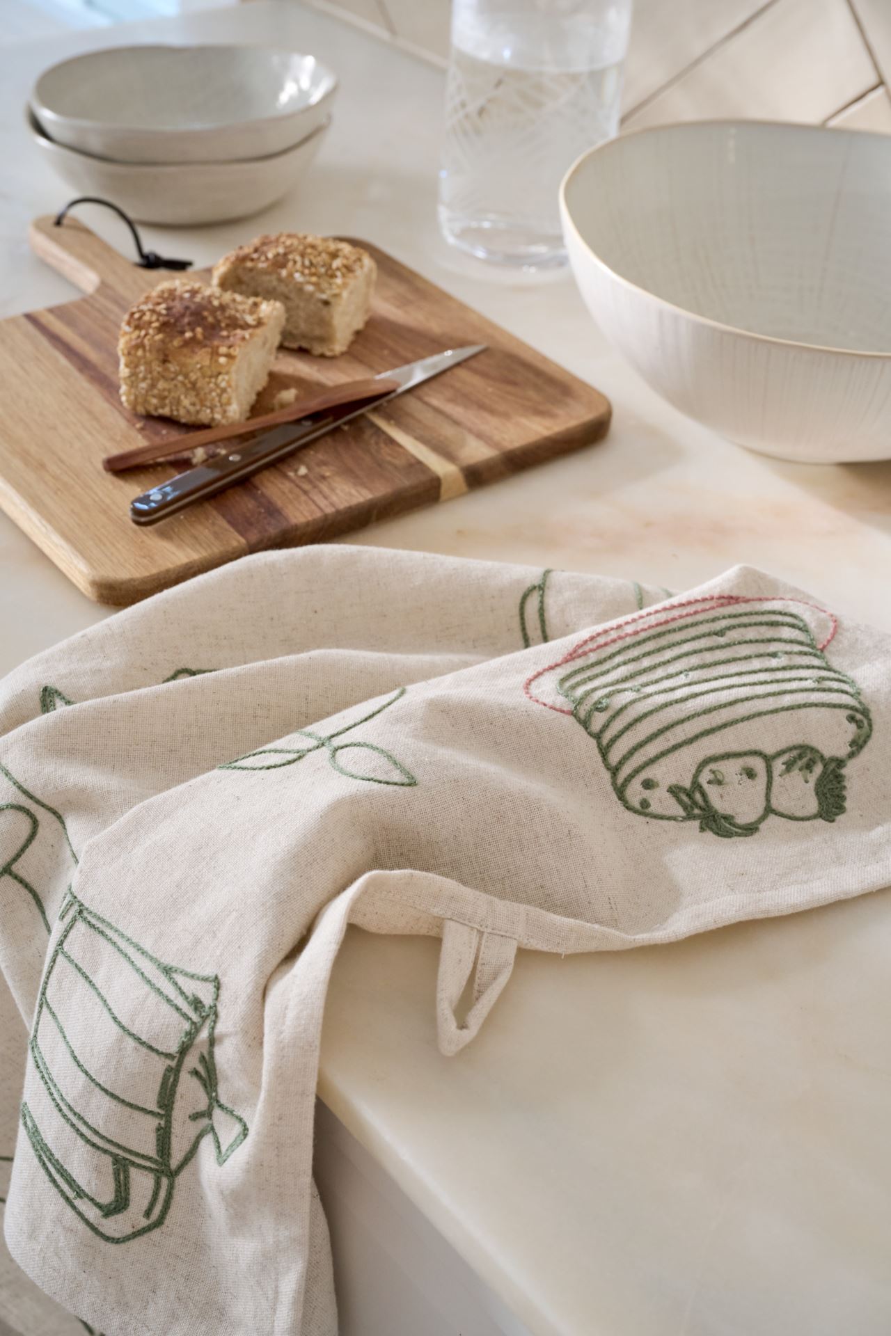 Köögirätik naturaalne toon - 2