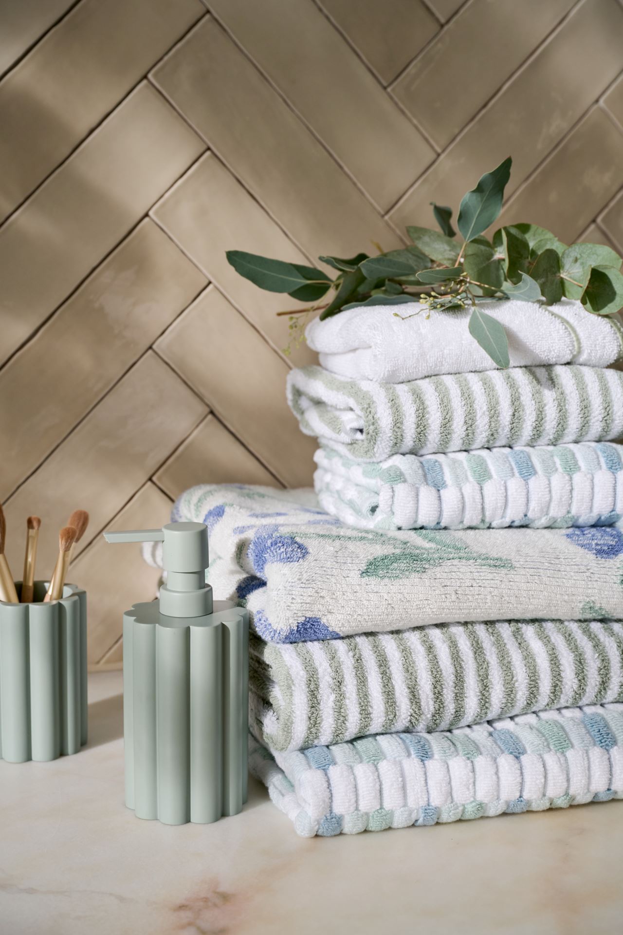 Rätik mitmevärviline/roheline - 2