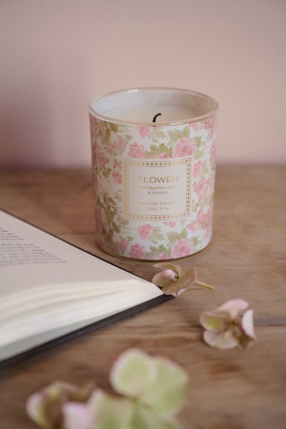 Lõhnaküünal mitmevärviline/roosa - 2