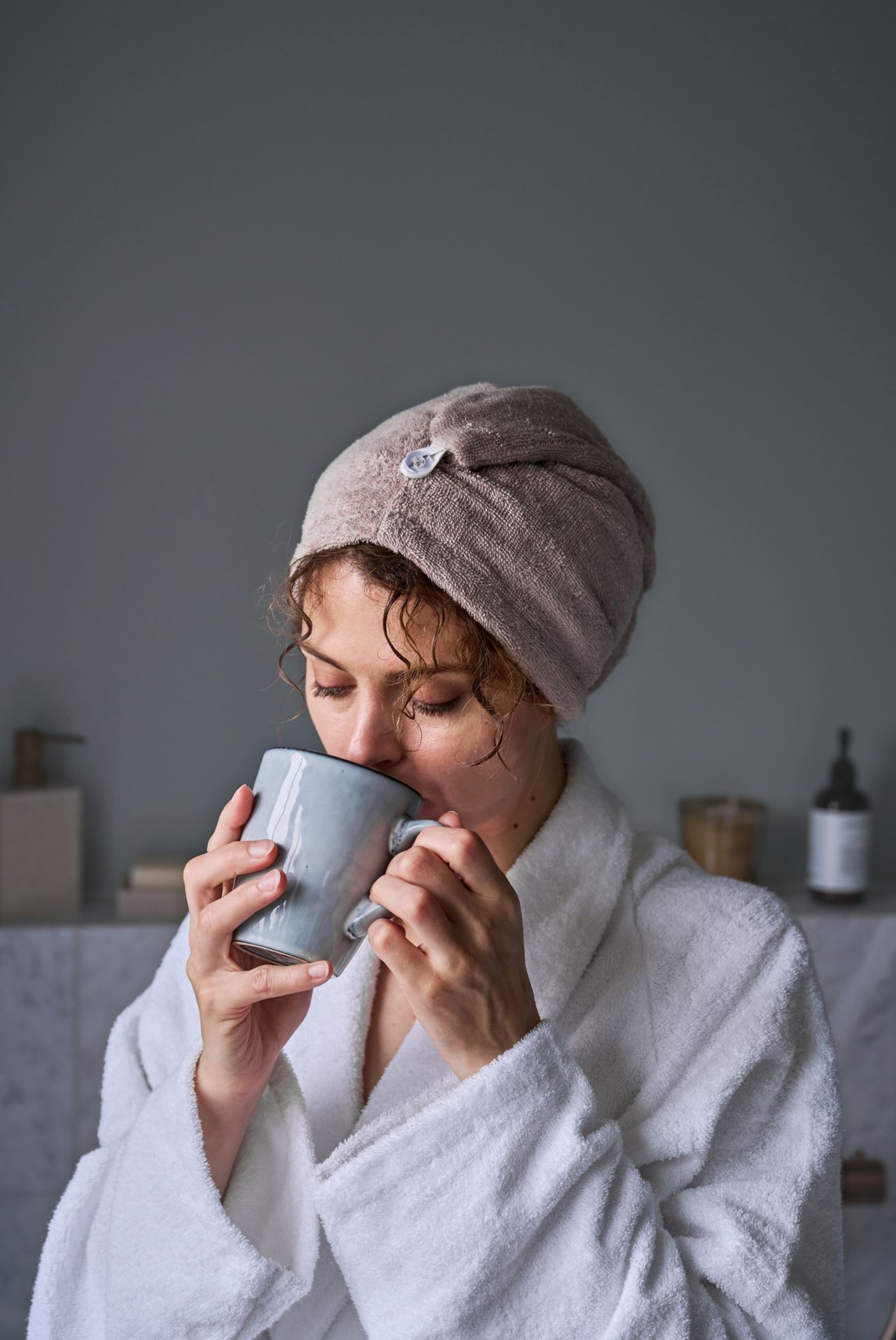 Hommikumantel valge - 15