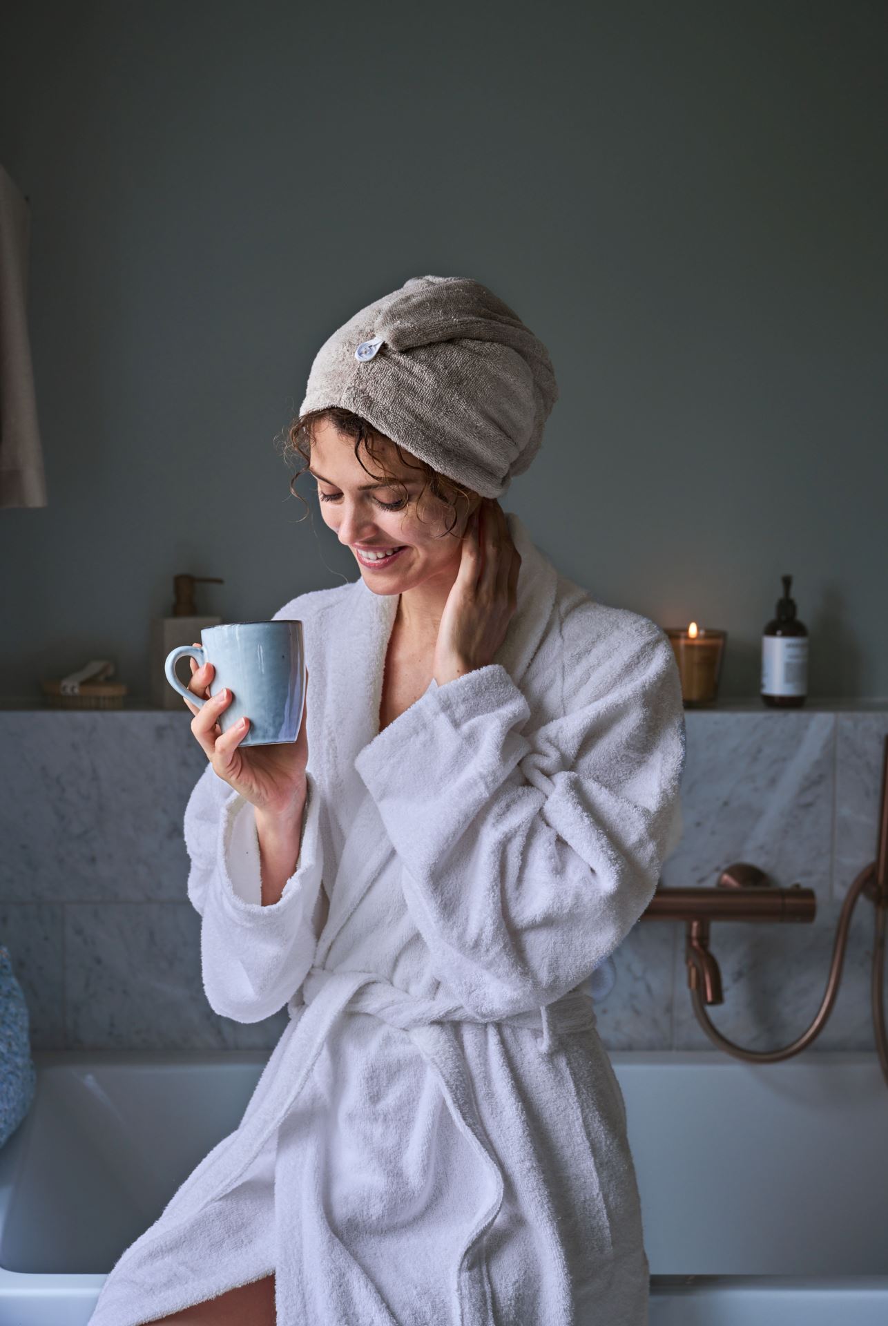 Hommikumantel valge - 17