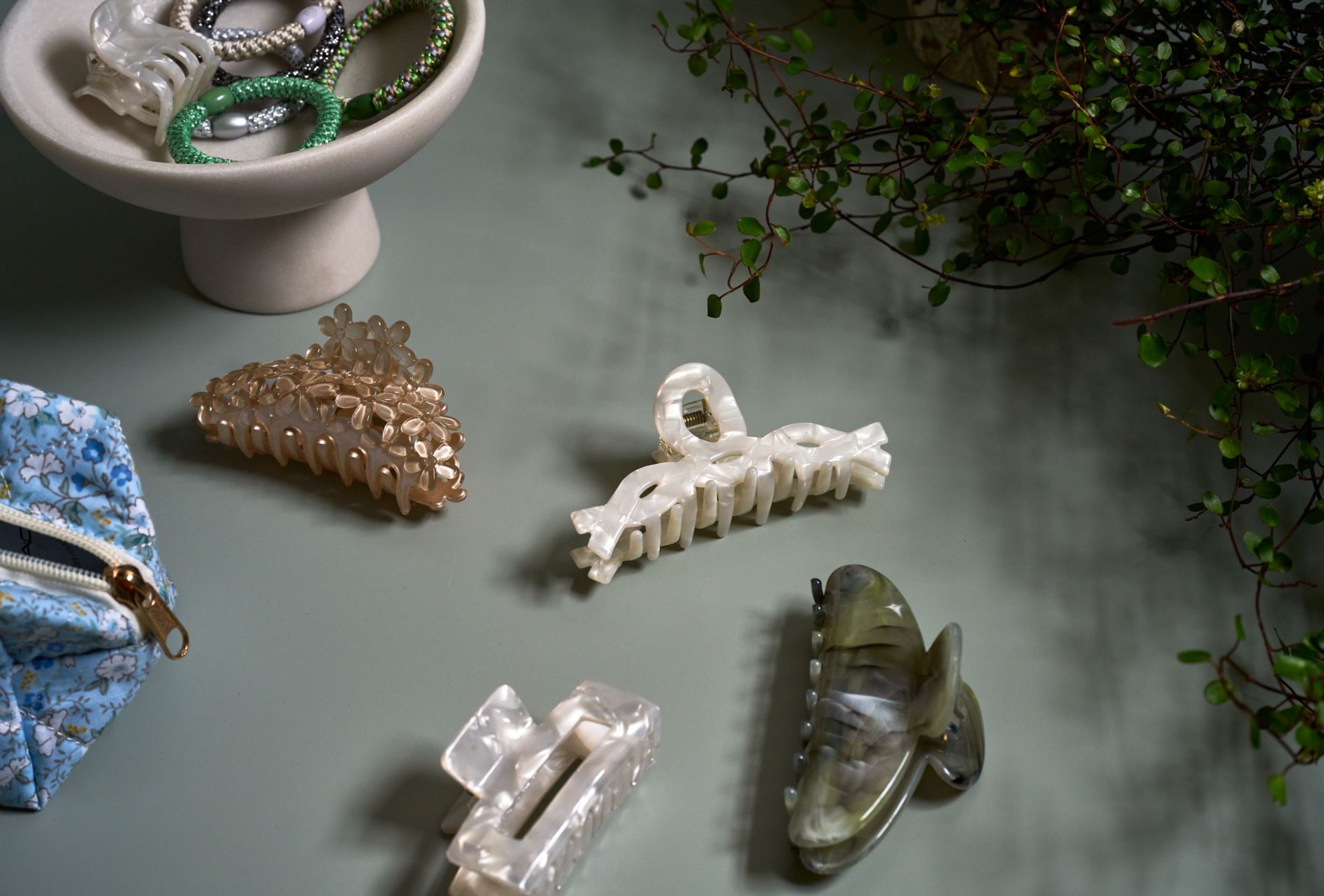 Juukseklamber roheline - 3